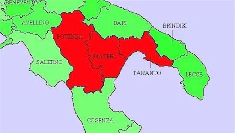 Terza provincia Basilicata