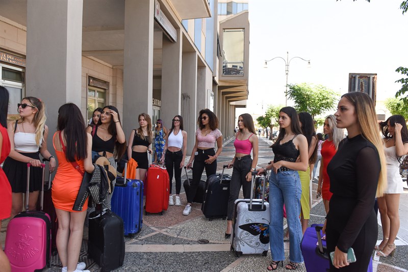 L'arrivo delle miss