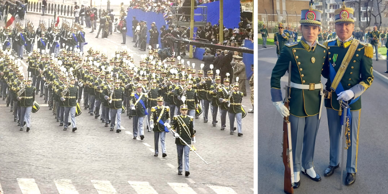 Due avetranesi in divisa alla parata militare del 2 giugno a Roma
