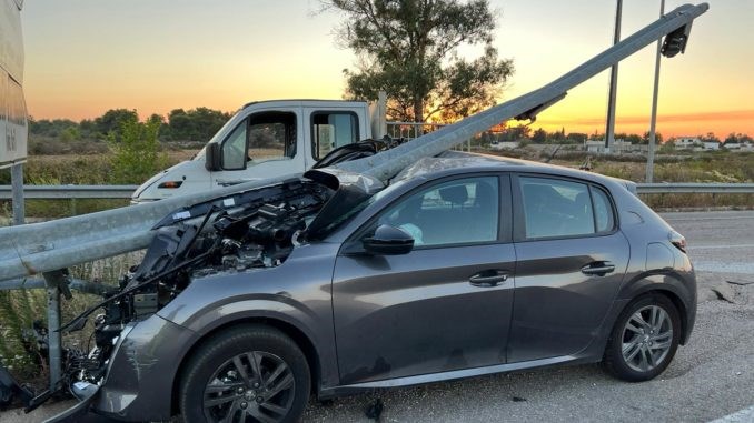 L'auto dell'incidente L'auto dell'incidente