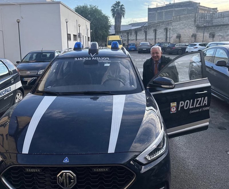 A Torre arriva la nuova auto della municipale