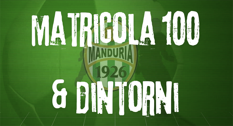 Copertina Matricola 100 Copertina Matricola 100