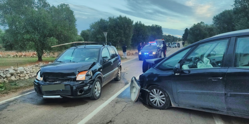 Le auto dell’incidente Le auto dell’incidente