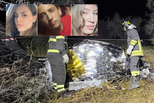 La tragedia di Torchiarolo, tre giovanissimi con la Porsche andata a fuoco