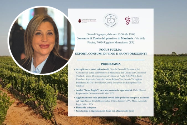 Il Consorzio di tutela del Primitivo formatore per lo sviluppo del settore enoico