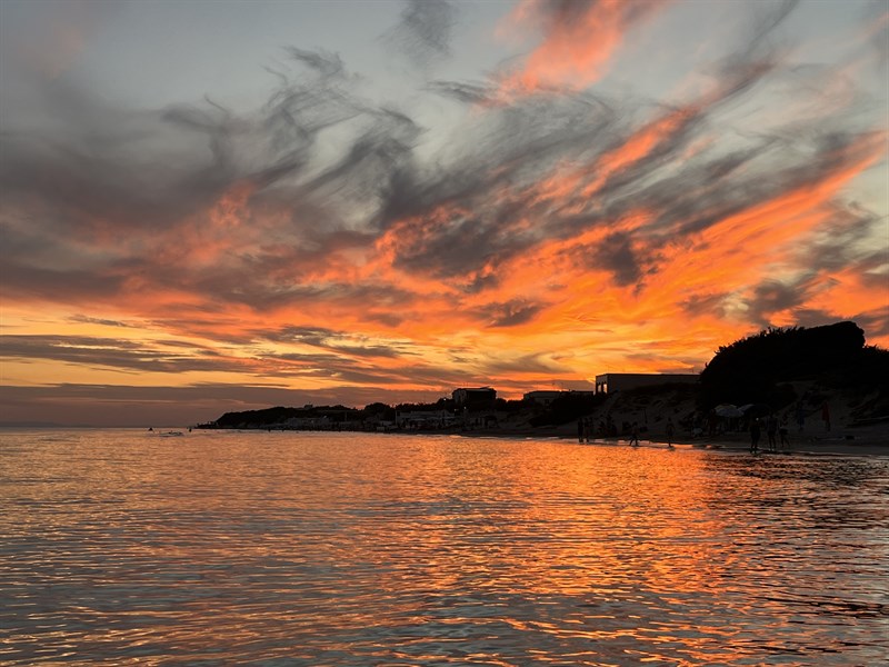 Tramonto a San Pietro in Bevagna, marina di Manduria, settembre 2023