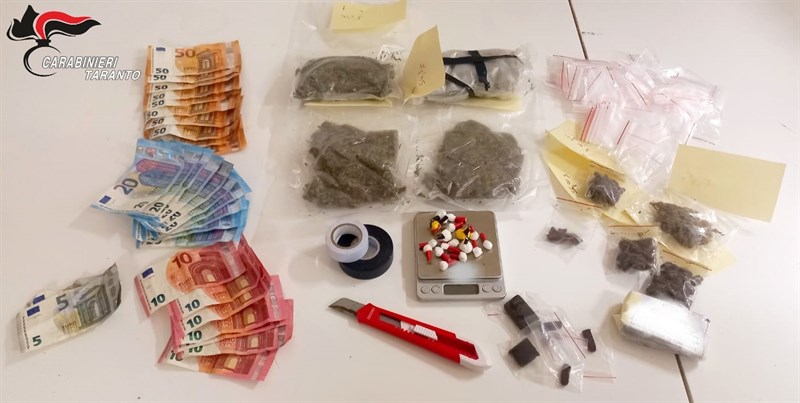 La droga sequestrata La droga sequestrata