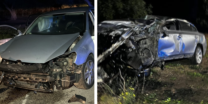 Incidente mortale nella notte nel tarantino 