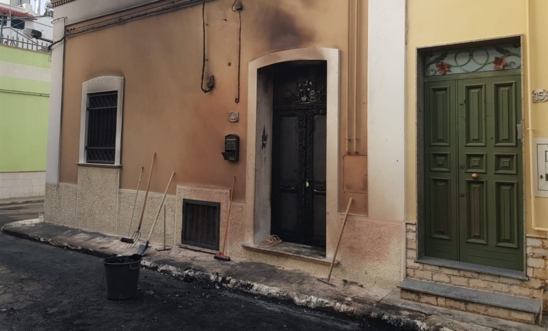 I danni provocati dall'incendio