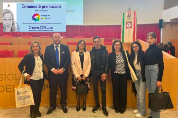 Gli studenti del liceo artistico di Manduria campioni di legalità premiati a Bari