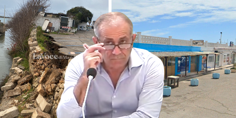 I "non lavori" al canale che crolla e i silenzi dell'assessore