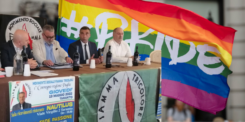 La Fiamma Tricolore scrive al vescovo: no alla pagliacciata del gay pride a Manduria