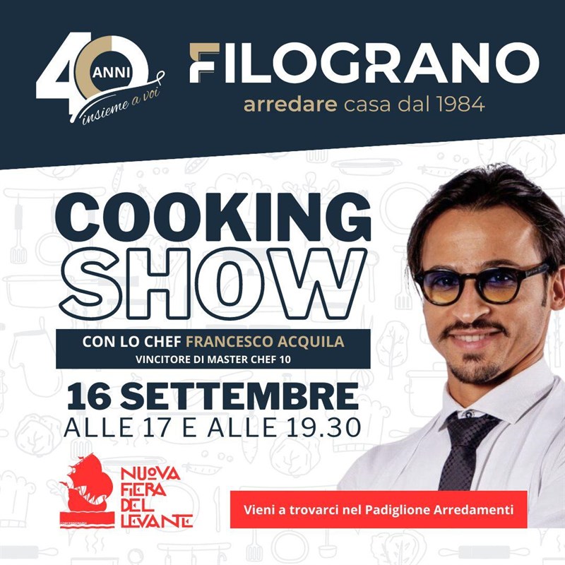 I Filograno portano in Fiera il campione di Masterchef   