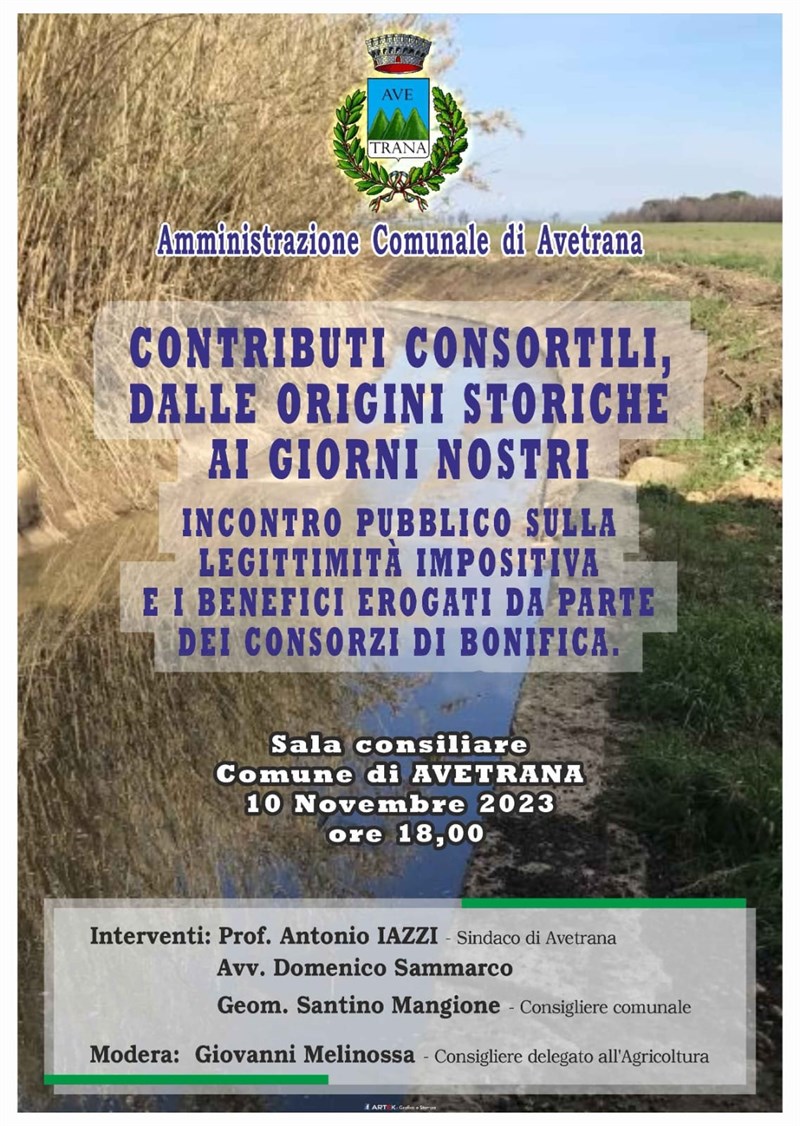 "E' legittima l'imposta Arneo?", ne discutiamo ad Avetrana
