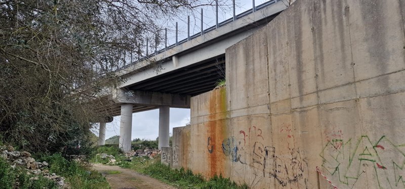Il cavalcavia della Bradanico Salentina Il cavalcavia della Bradanico Salentina