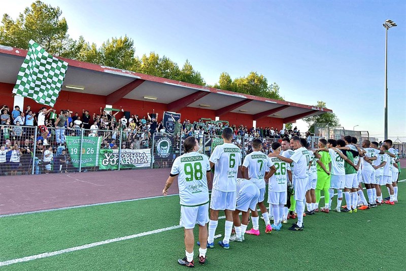 La squadra biancoverde