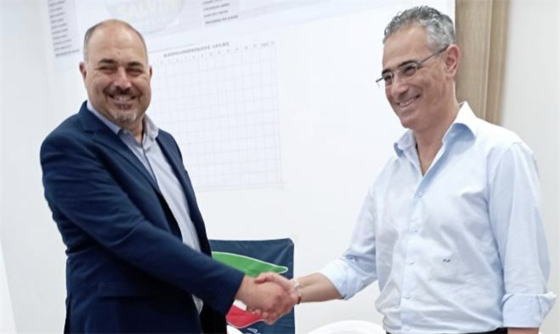 Il sindaco Pichierri e l'on Iaia Il sindaco Pichierri e l'on Iaia