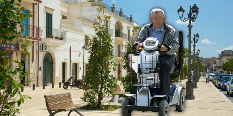 Scooter elettrico per disabilità