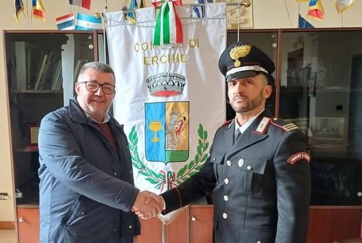 Il sindaco con il comandante Dinoi