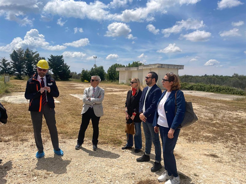 Blitz alla discarica Li Cicci dell’assessora regionale all’Ambiente