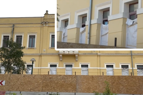 Scuola Prudenzano, finestre sigillate e lampade sempre accese: studenti tra cantieri e disagi