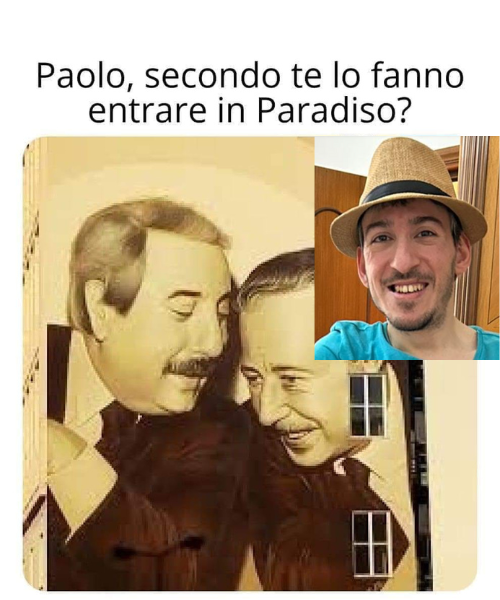 Claudio Rimoli con la vignetta criticata Claudio Rimoli con la vignetta criticata
