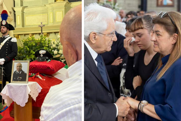 Anche l'Ansi Manduria ai funerali del carabiniere vittima del dovere