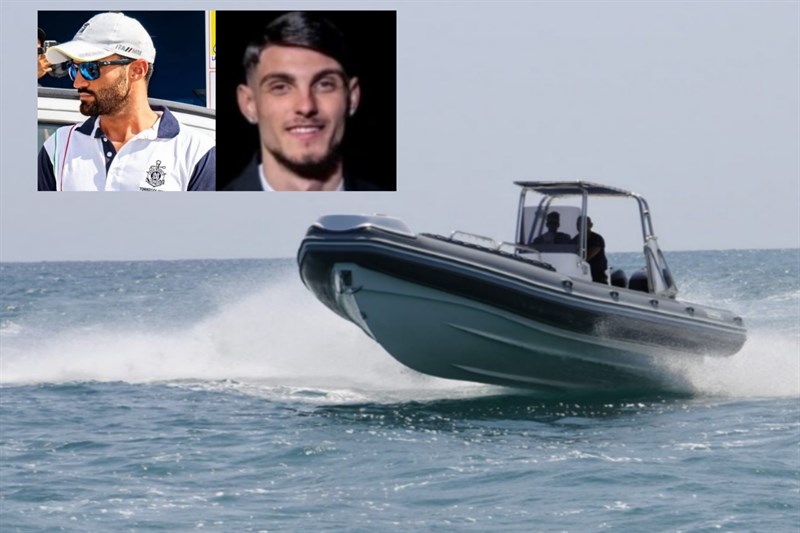 Coppia su un gommone alla deriva salvata dall'intervento della Lega navale di Colimena