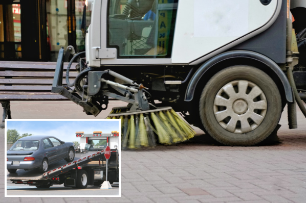 Strade sgombre per lo spazzamento, pronte multe e carro attrezzi 