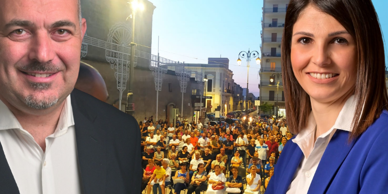 Sindaco Pichierri con la vicesindaca Friolo Sindaco Pichierri con la vicesindaca Friolo