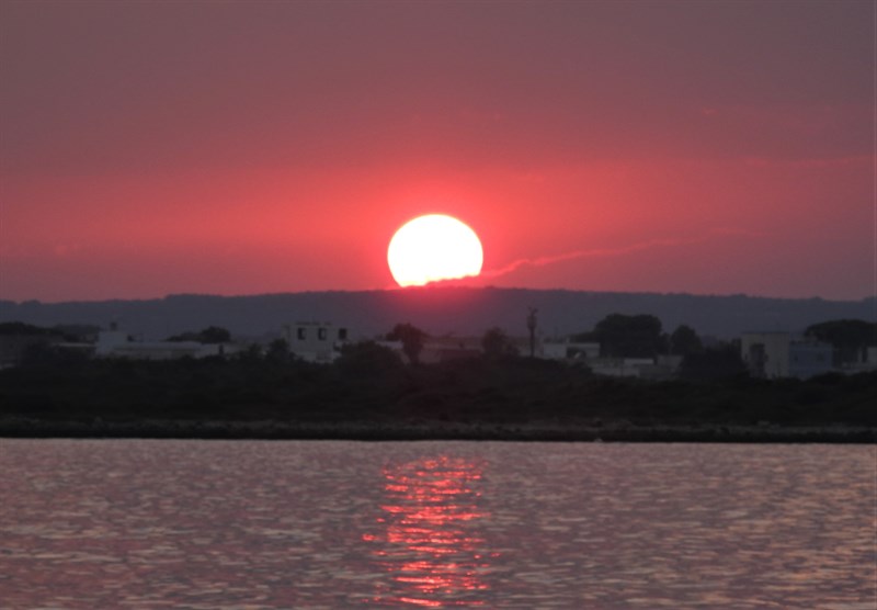 Punta Prosciutto, tramonto, agosto 2022 - Scatto di Teresa Prete