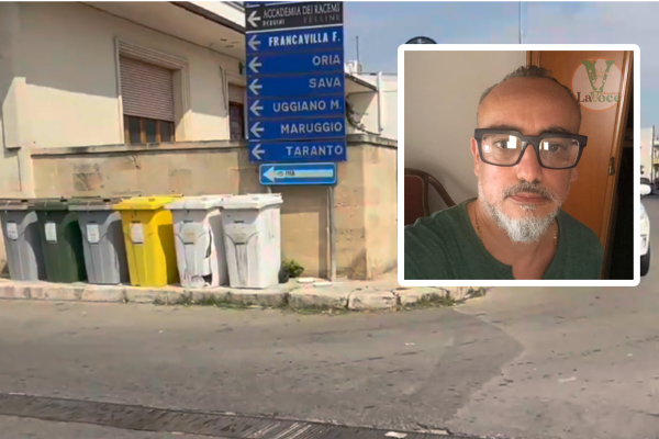 Il luogo dell'incidente, nel riquadro Pasquale Dinoi