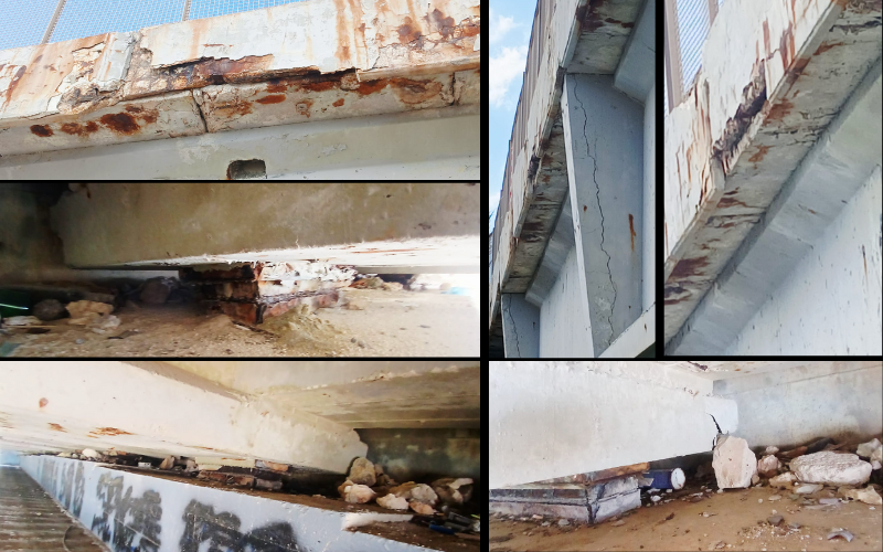 Ponte del Chidro a rischio: crepe, ruggine e basi instabili destano preoccupazione