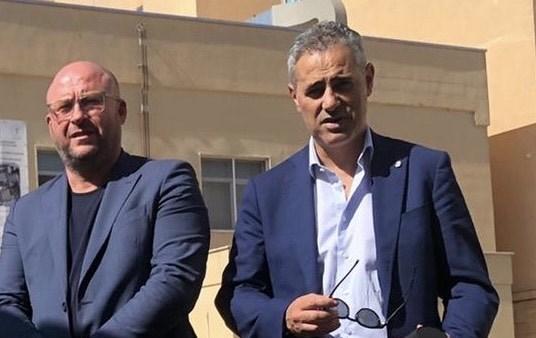 Perrini con Iaia nel Giannuzzi Perrini con Iaia nel Giannuzzi