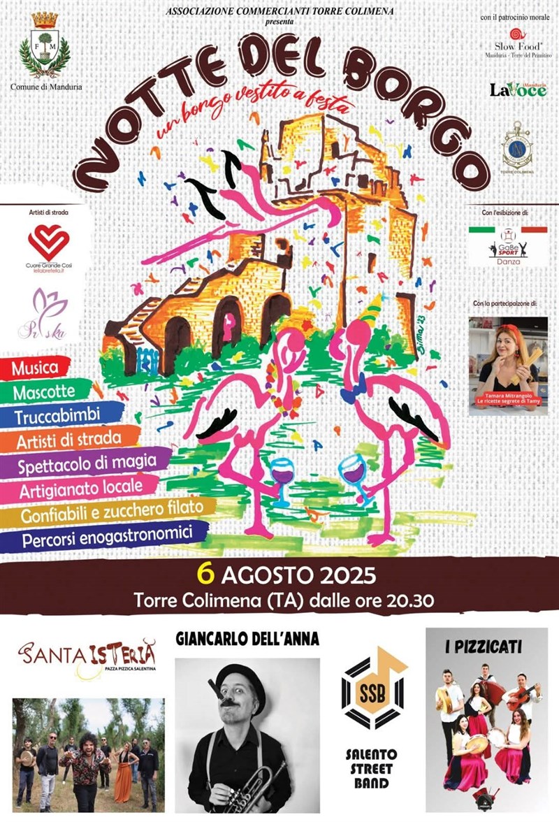 “Notte del Borgo” terza edizione riaccende l’estate di Colimena