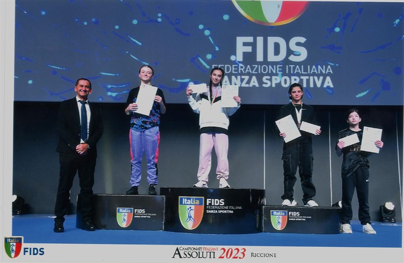 La giovanissima Sara Brunetti incoronata regina di Break dance