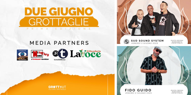 Duegiugno a Grottaglie con la diretta sui canali La Voce 