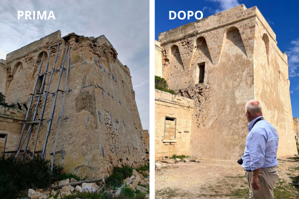 L'ingegno manduriano nel restauro dell'antica Torre dell'Ovo 