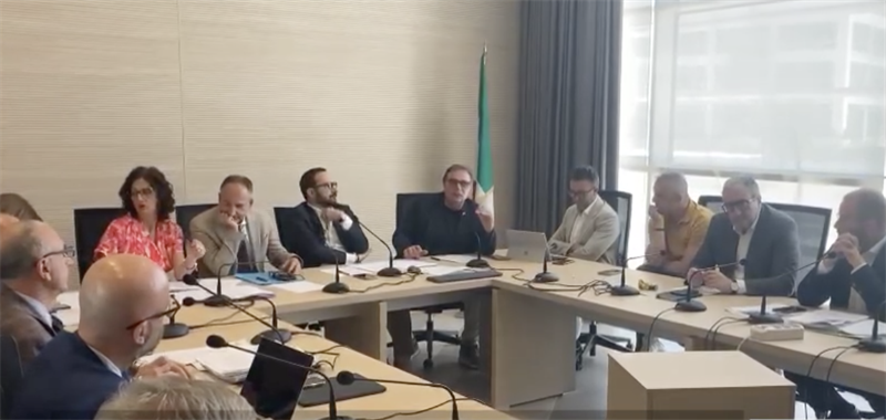 La riunione in commissione La riunione in commissione