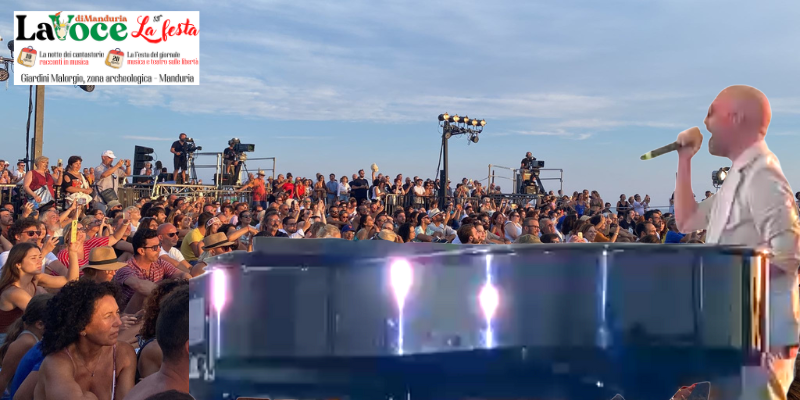 Giuliano Sangiorgi a sorpresa a Campomarino sul palco di Porto Rubino - IL VIDEO
