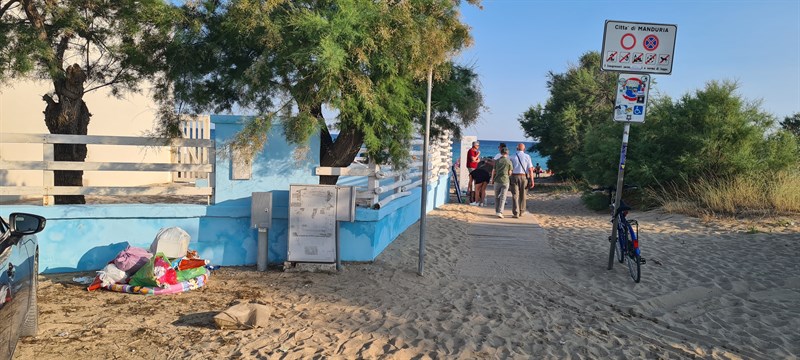 Spiaggia di San Pietro, pieno centro