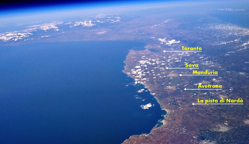 La sonda spaziale fai-da-te ha catturato anche Manduria IL VIDEO