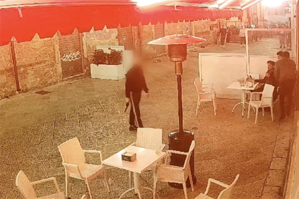 Il momento dell’attentato Il momento dell’attentato