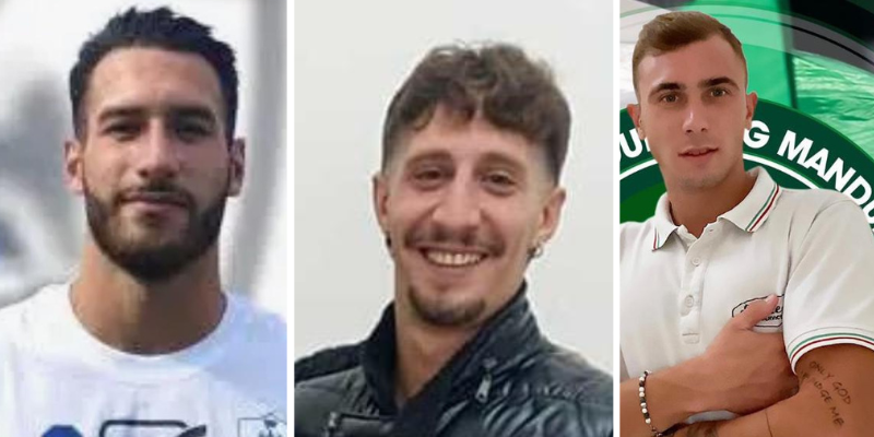 Da sinistra: Perchaud, Stranieri, D'Ettorre Da sinistra: Perchaud, Stranieri, D'Ettorre