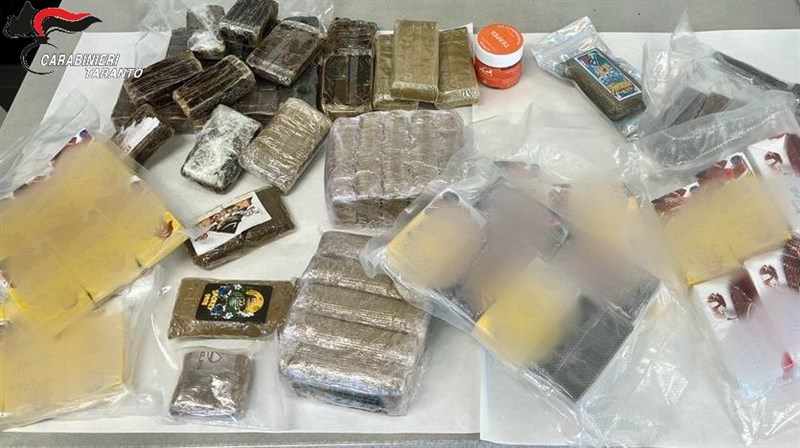 La droga sequestrata La droga sequestrata