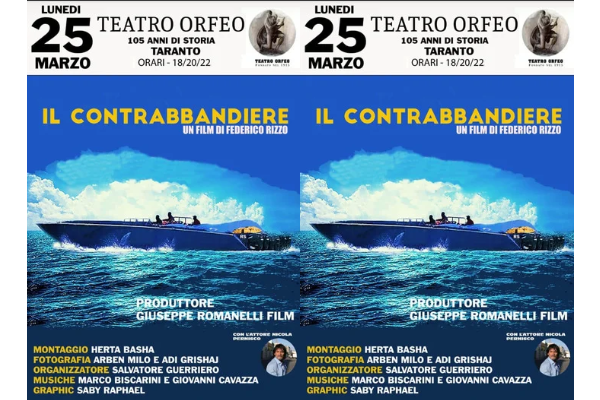 Il film “Il contrabbandiere” arriva a Taranto