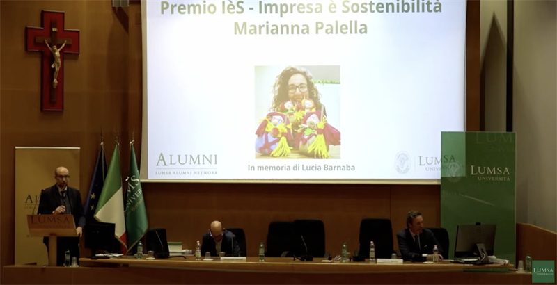 L'università Lumsa di Roma dedica un premio annuale a Lucia Barnaba IL VIDEO