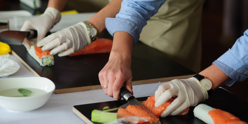 Preparazione del sushi