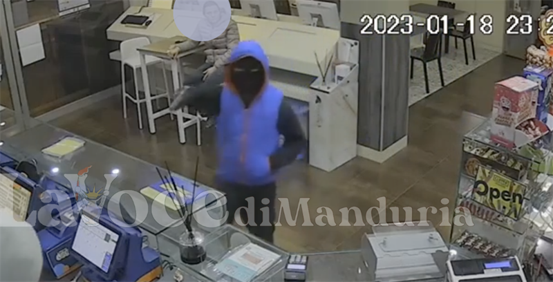 Una scena della rapina Una scena della rapina