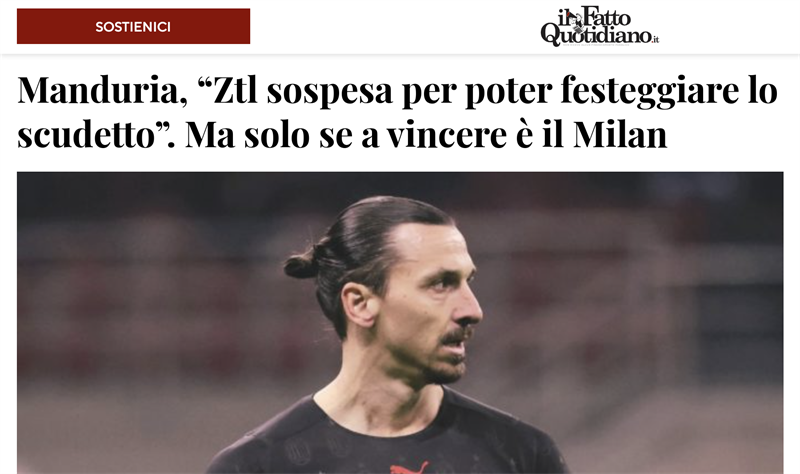 Il titolo sul Fatto Il titolo sul Fatto